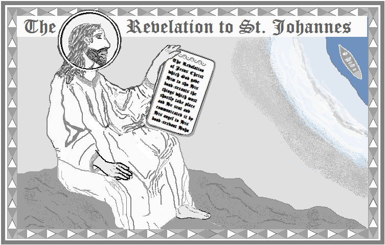 The Aostle John writes the Book of Revelation